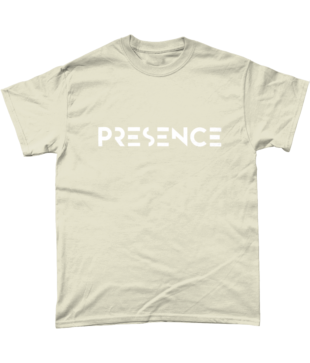 White Presence Print T-Shirt