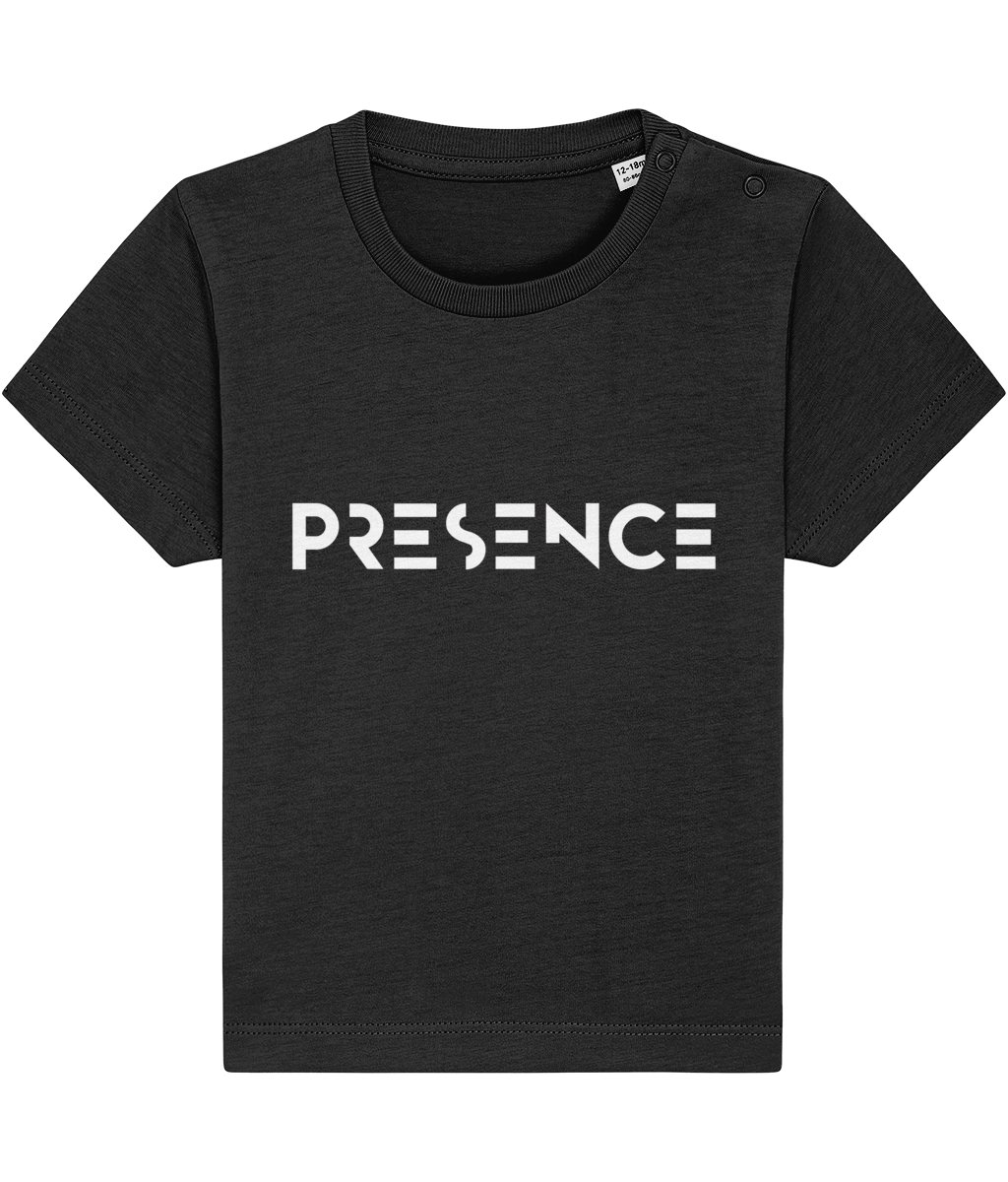 Baby/Toddler White Presence Print T-Shirt