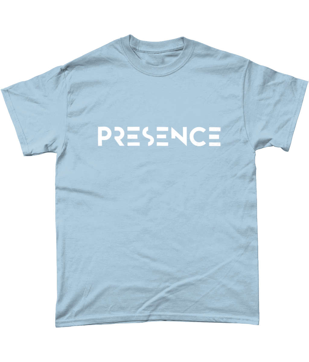 White Presence Print T-Shirt