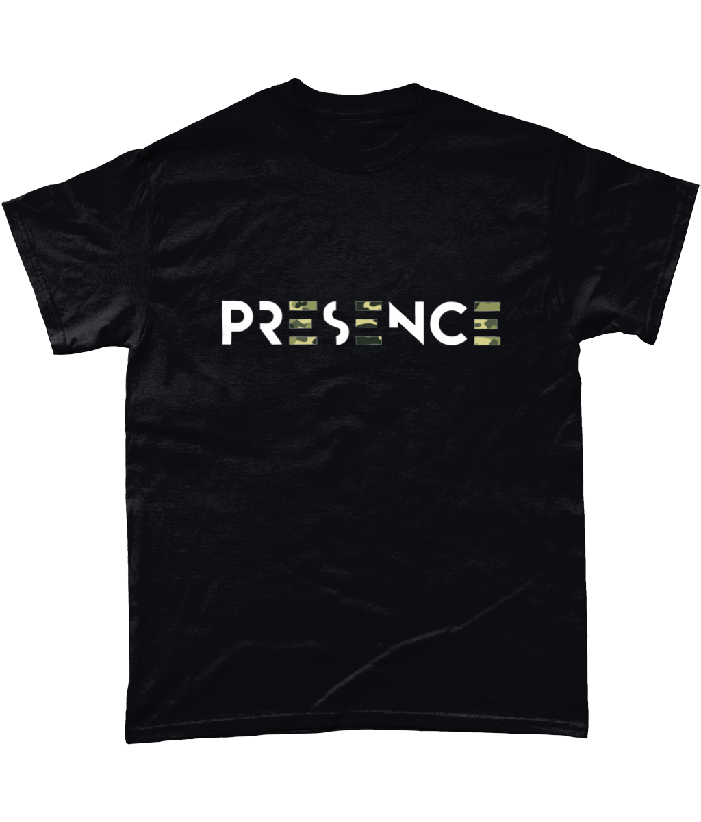 White Camo EEE Presence T-Shirt