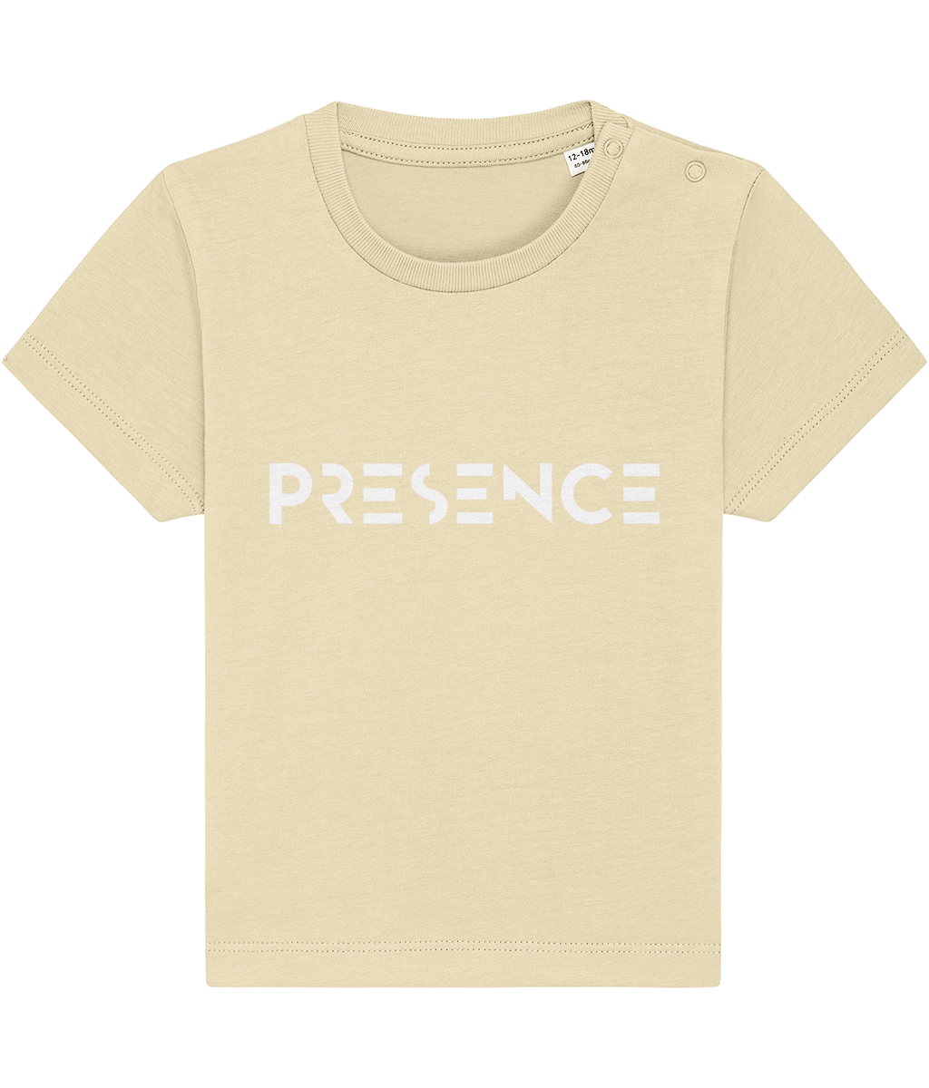 Baby/Toddler White Presence Print T-Shirt