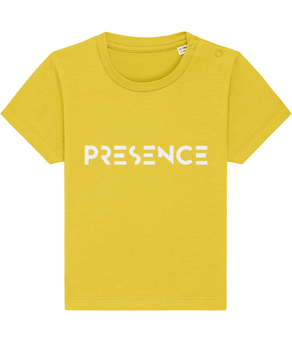 Baby/Toddler White Presence Print T-Shirt