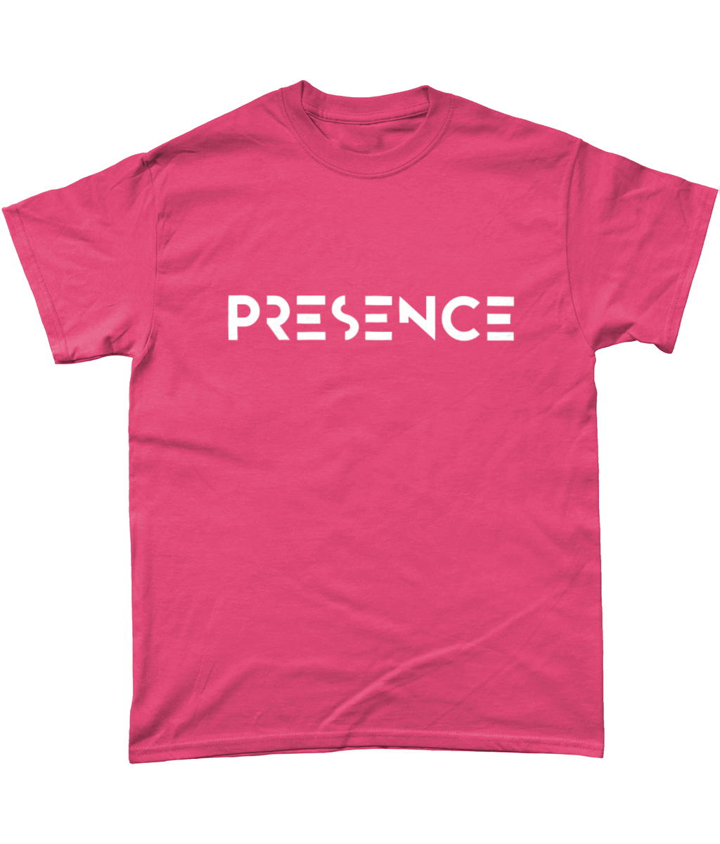 White Presence Print T-Shirt