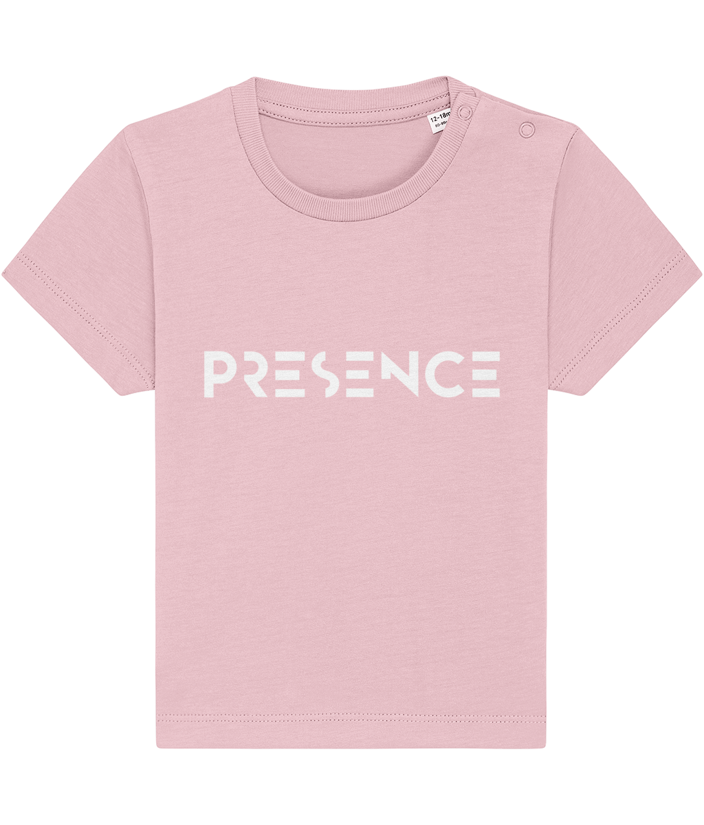 Baby/Toddler White Presence Print T-Shirt