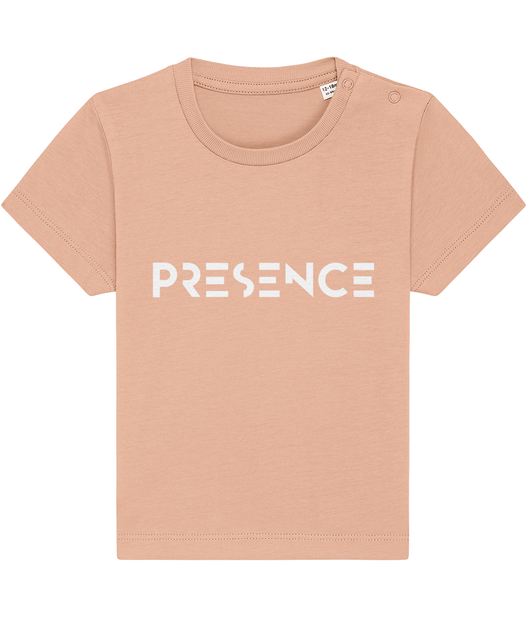 Baby/Toddler White Presence Print T-Shirt