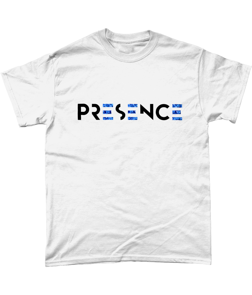 Black Blue-geo EEE Presence Print T-Shirt