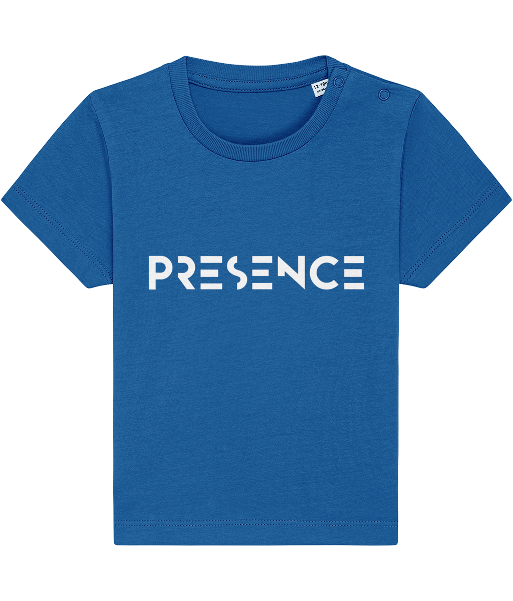 Baby/Toddler White Presence Print T-Shirt