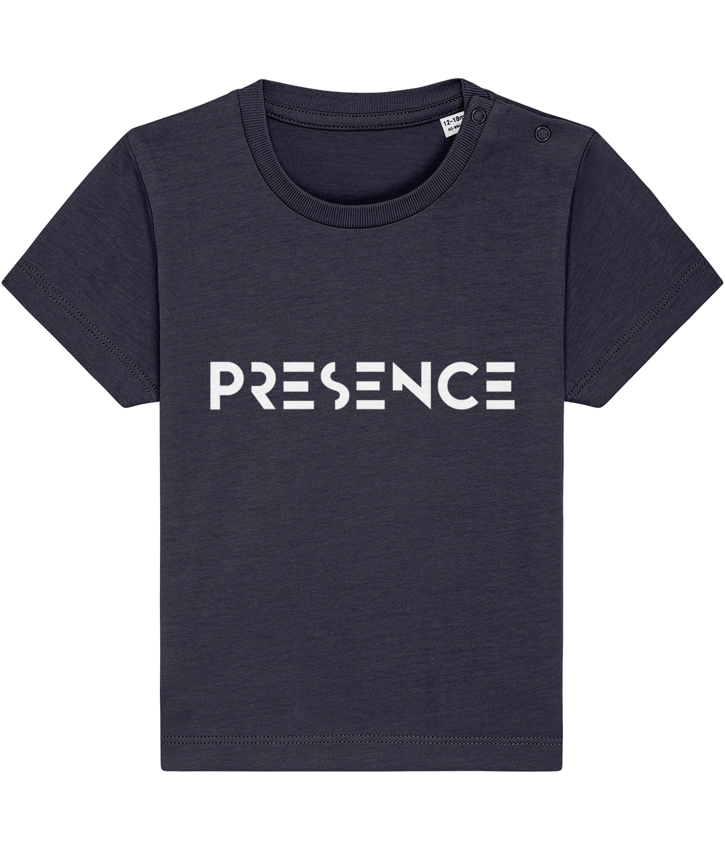 Baby/Toddler White Presence Print T-Shirt