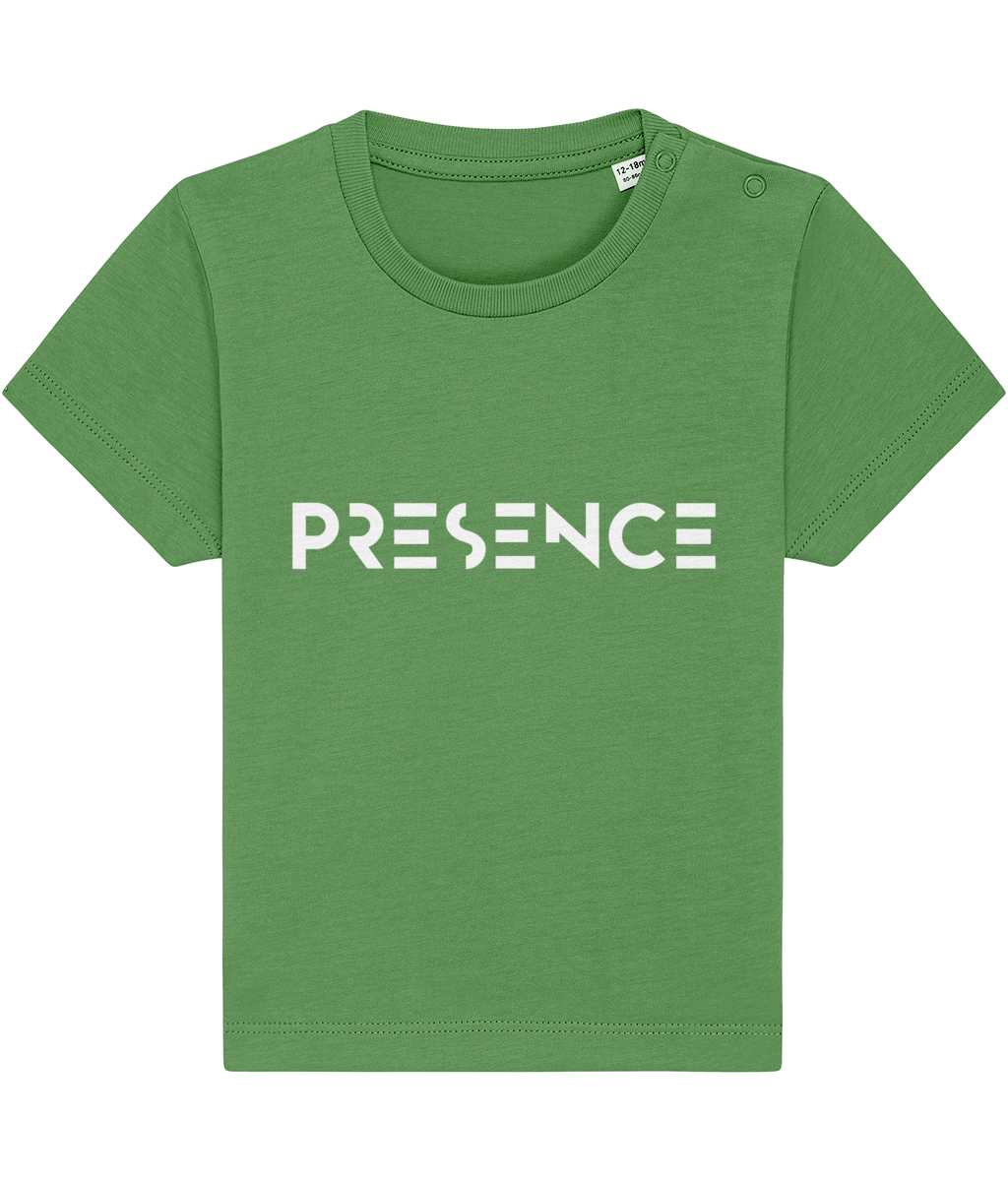 Baby/Toddler White Presence Print T-Shirt